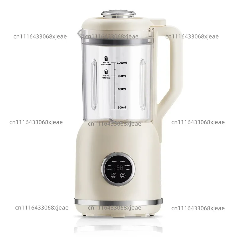 Food Blender, Multi-function Kitchen Hot and Cold Cooking Blender, 34 Oz 1L Smart Smoothie Blender with Self-cleaning Function