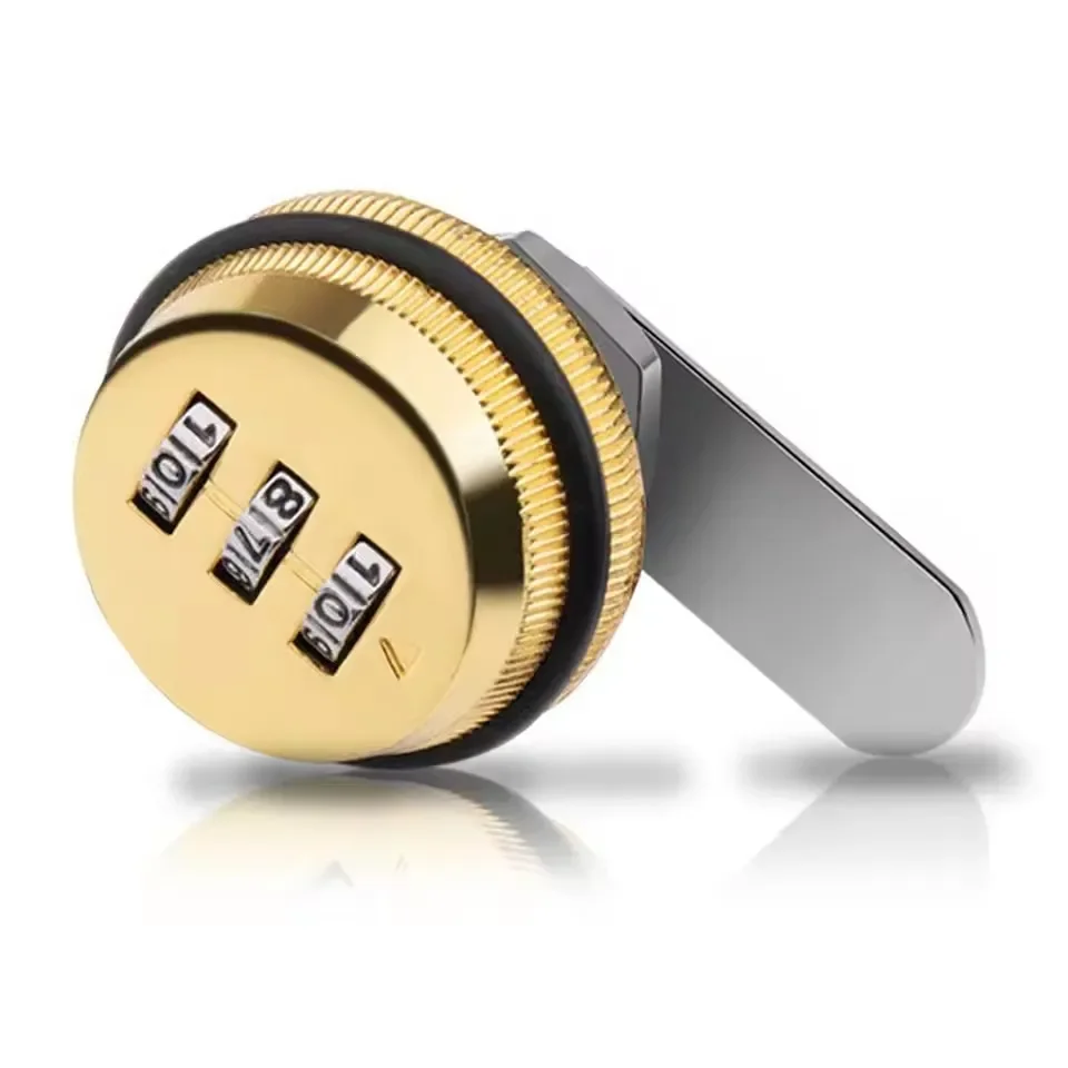 3 Digit Combination Password Box Lock 20mm Smart Cam Code Lock Zinc Alloy for Mailbox Cabinet Door Security Hardware