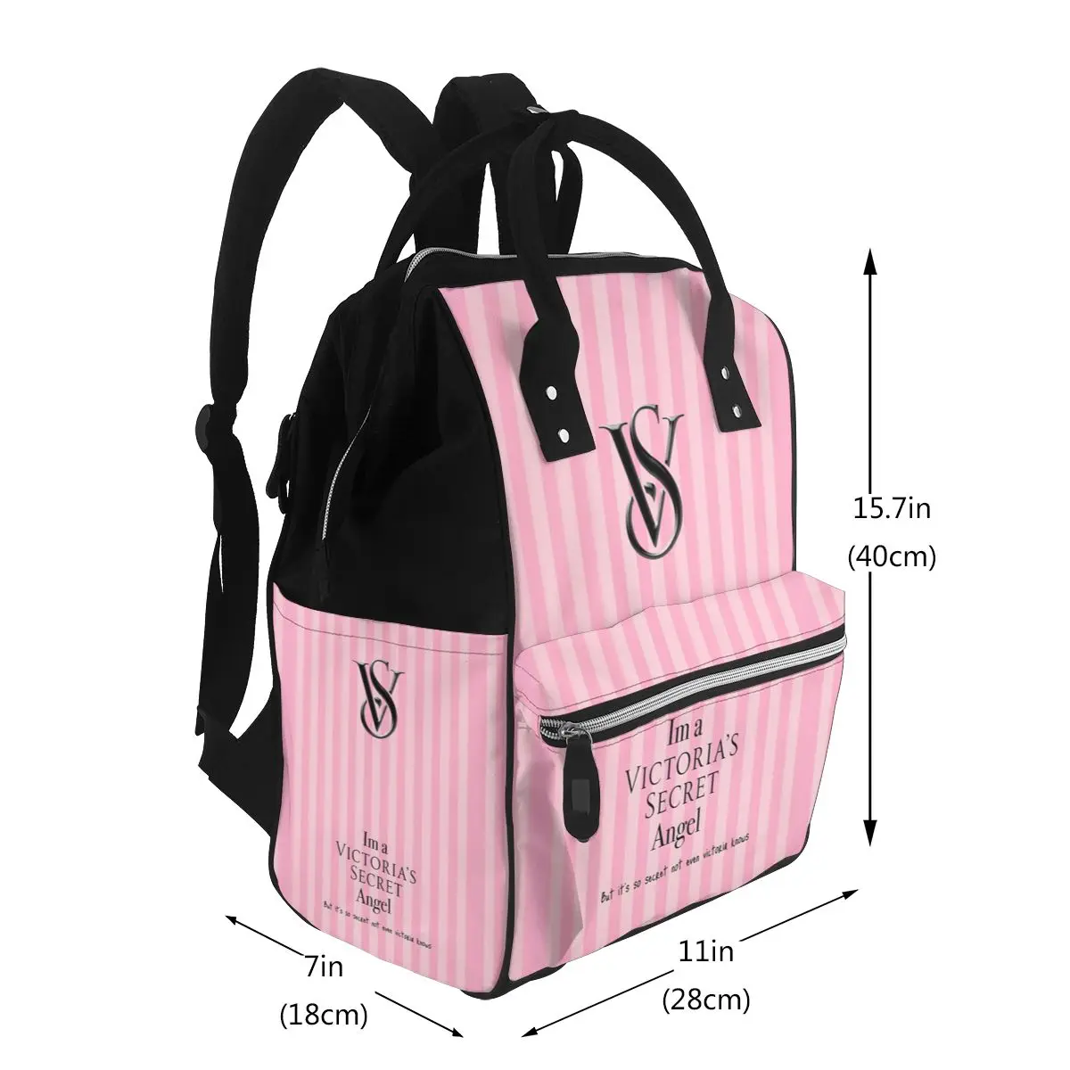 Love-Victoria-S-Pink-Secret Mommy Bag New Fashion Milk Storage Handheld Canvas Matching Backpack Women\'s Bag Baby Mom Bottle Bag