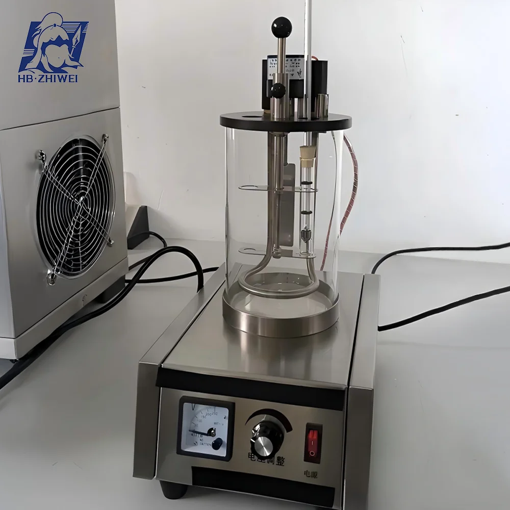 

HB ZHIWEI ASTM D566 Lubricating Grease Dropping Point Tester Electric Heating Stirring Continuously Adjustable Temperature 800W
