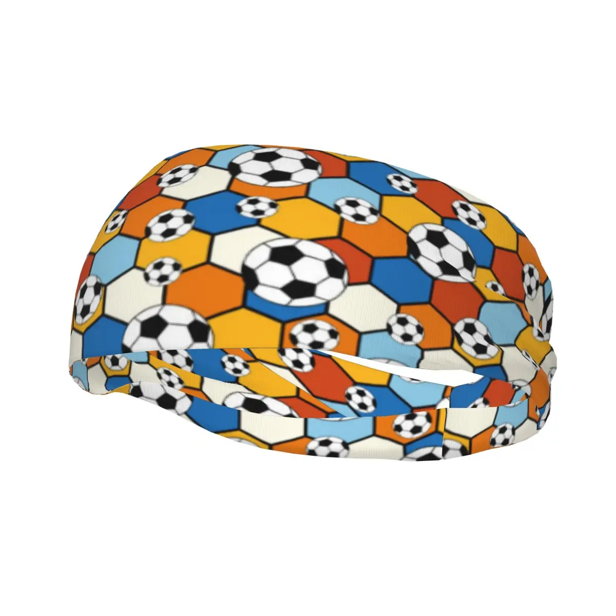 

Sports Headband Soccer Football Background Fitness Sweatband Absorbent Cycling Jog Hair Bandage