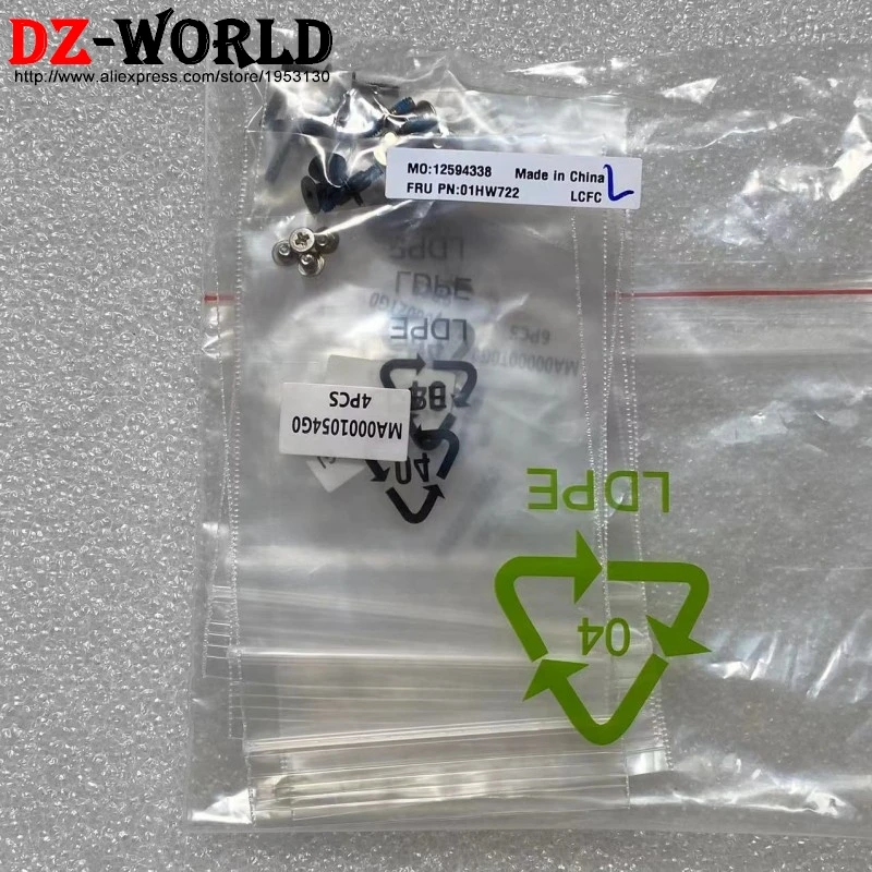 Kit de parafusos para laptop Lenovo Thinkpad E470 E470c E475 01HW722