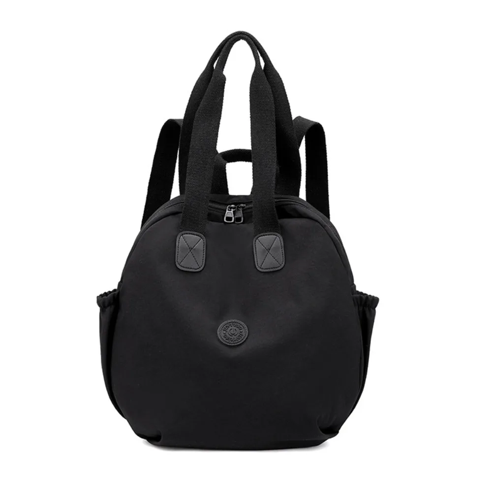

Korean Style Swimming Nylon Backpack Solid Color Nylon Round Shape Shoulder Bag Large Capacity Tote Bag Fitness Bag Outdoor