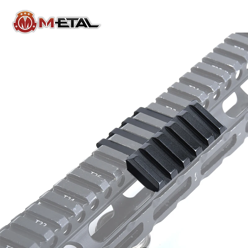 Base offset 45° RMR para linterna táctica y visor Picatinny - imagen 3