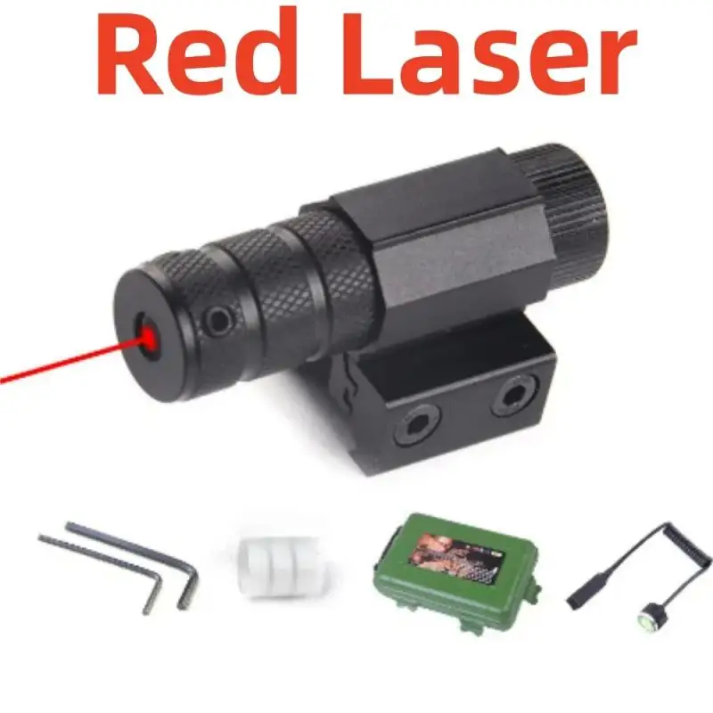 Red Green Dot Laser Sight Scope 11mm 20mm Adjustable Picatinny Rail Mount Rifle Pistol Airsoft Laser With Batteries