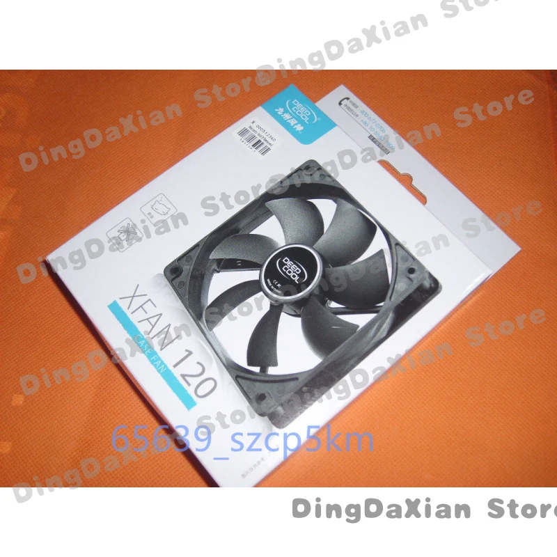 

D 1 шт. для Deepcool XFAN120 | 3-контактный бесшумный вентилятор для корпуса ПК 120×120×25 мм 12 см
