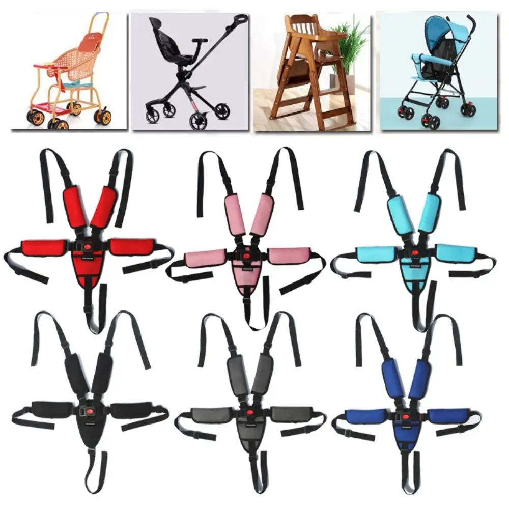 Safety Shoulder Pad Stroller Harness Strap Organizer Baby Car Seat Harness Crotch Pad Safety Belt Buggy