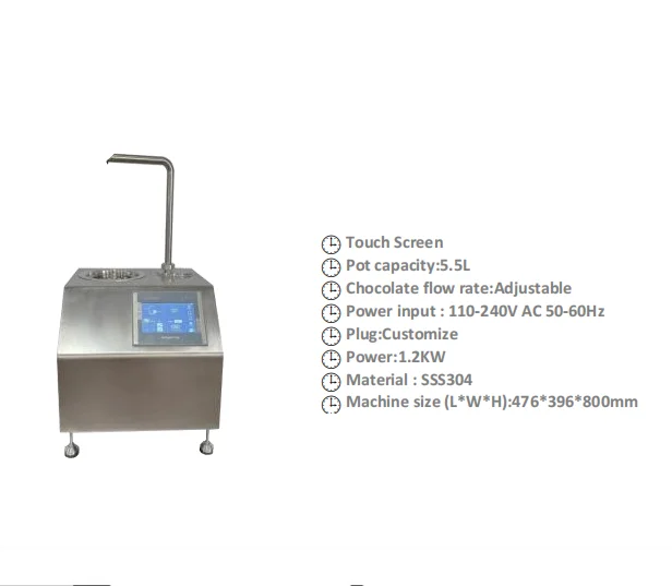 Полностью автоматическая машина для производства шоколада Настольная машина для производства шоколада