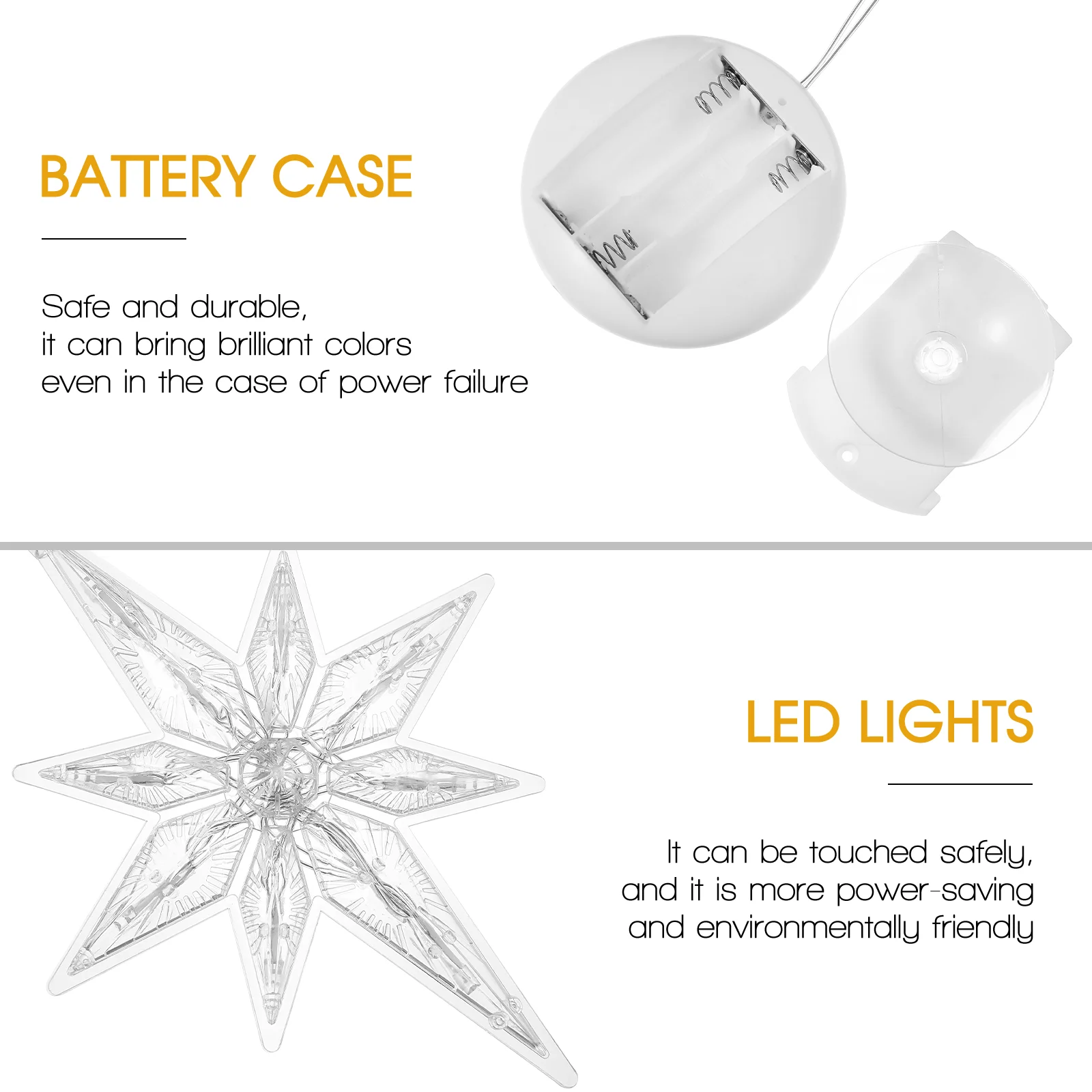 Christmas Tree Polaris Suction Cup Light Xmas Window Lights Hanging Plastic Wall Sucker LED