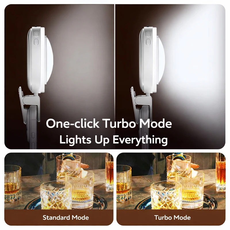 Mobile Phone LED Selfie Ring Light Portable Mini Durable Practical Three Stop Dimming Circle Photography Clip Fill Light