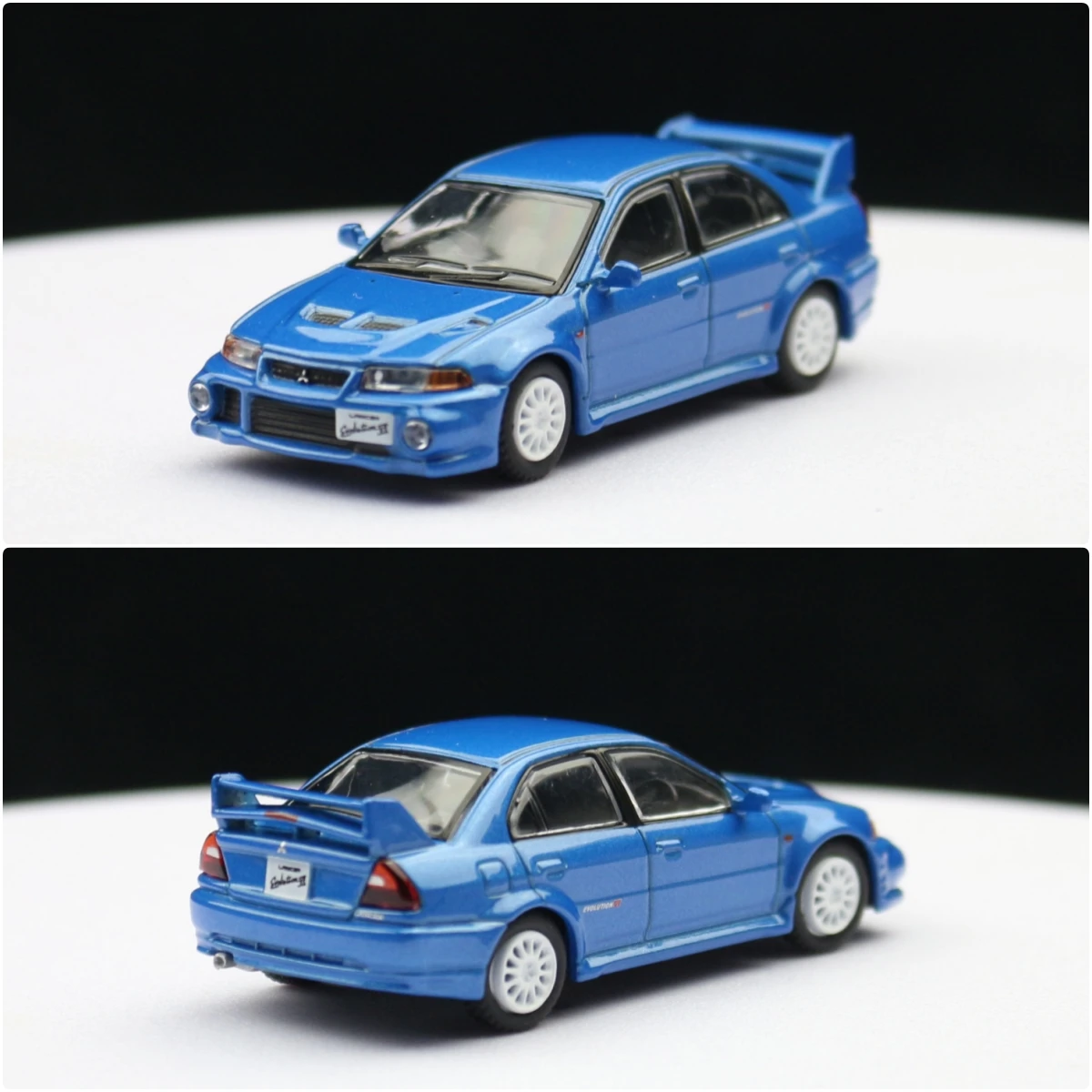 1/64 Mitsubishi Evolution EVO 6 VI Miniature Model JKM 1:64 Premium Toy Car Vehicle Free Wheels Diecast Alloy Collection Gift