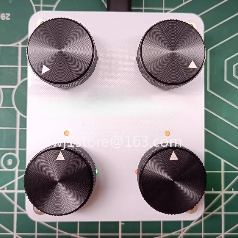 4 knobs custom CC information volume USB-C interface MIDI controller for music host software