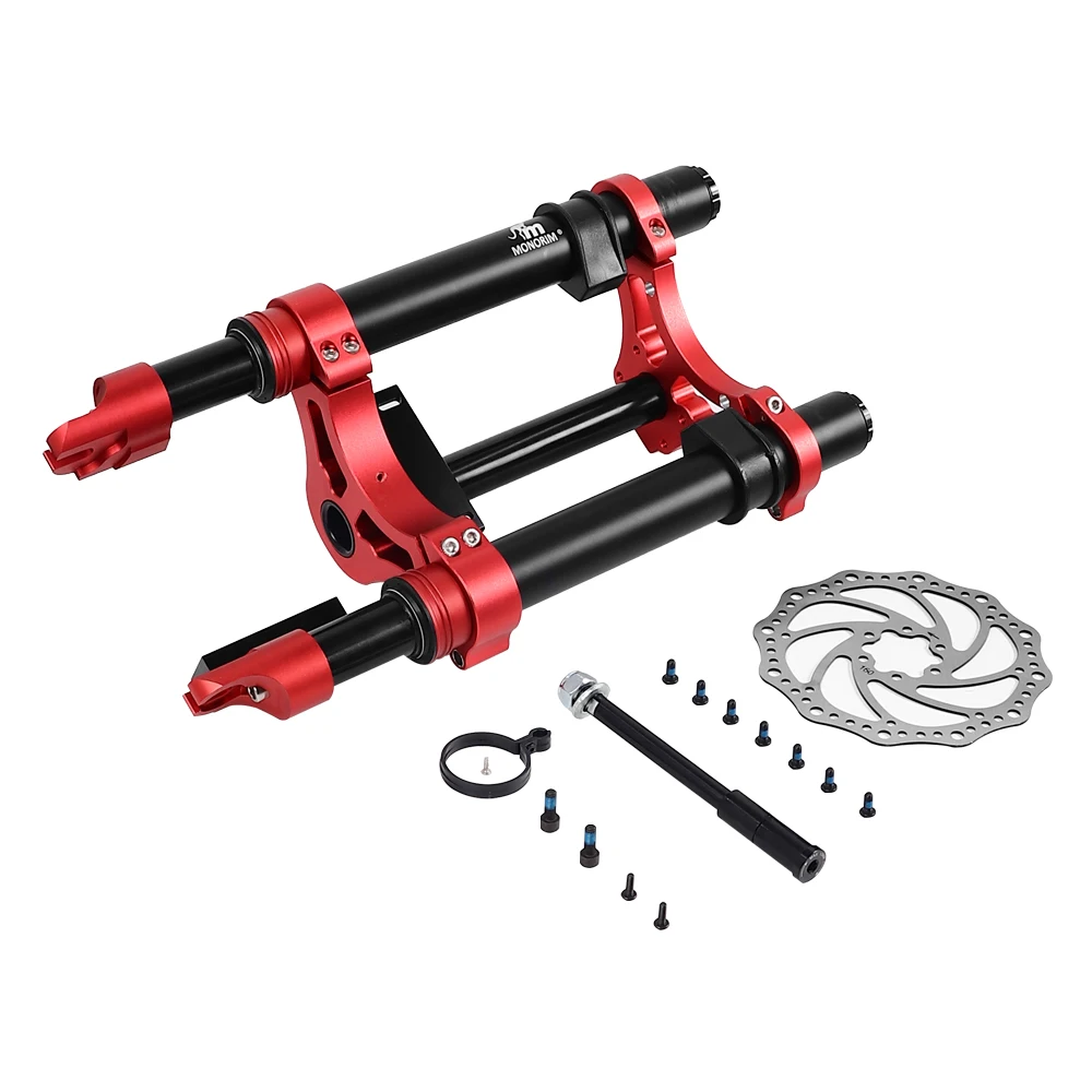 Monorim Modifited Suspension Front Fork for Segway Ninebot ZT3/Pro Electric Scooter Air Adjust Absorber Shock Assembly Parts