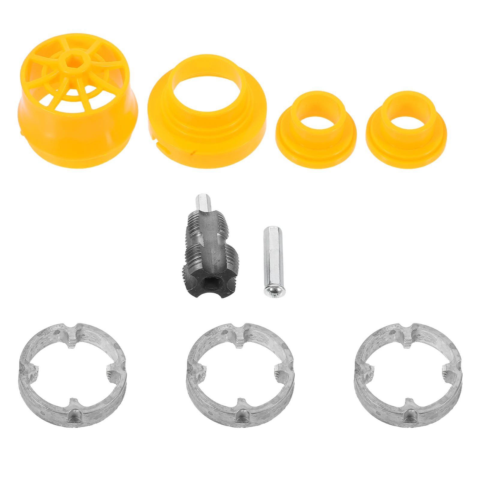 

Water Threading Tool 1 Set Electric Drill PVC Hose Cutting Threader Plastic Plumbing Kit Versatile Dies