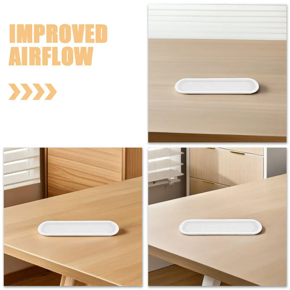 4Pcs Plastic Mesh Air Vent Covers Modern Wardrobe Shoe Cabinet Ventilation Grilles Enhance Airflow Prevent Moisture Home