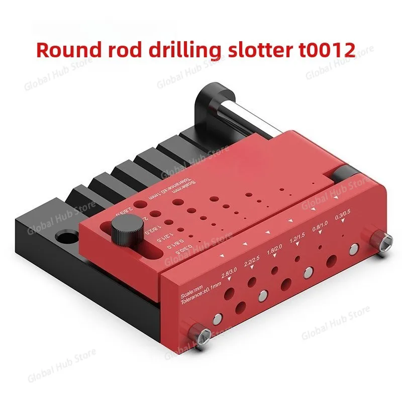 

Updated Borehole Positioner Precision Drilling for Gundam Scale Model Building Round Rod Center Locator DIY Hobby Tool