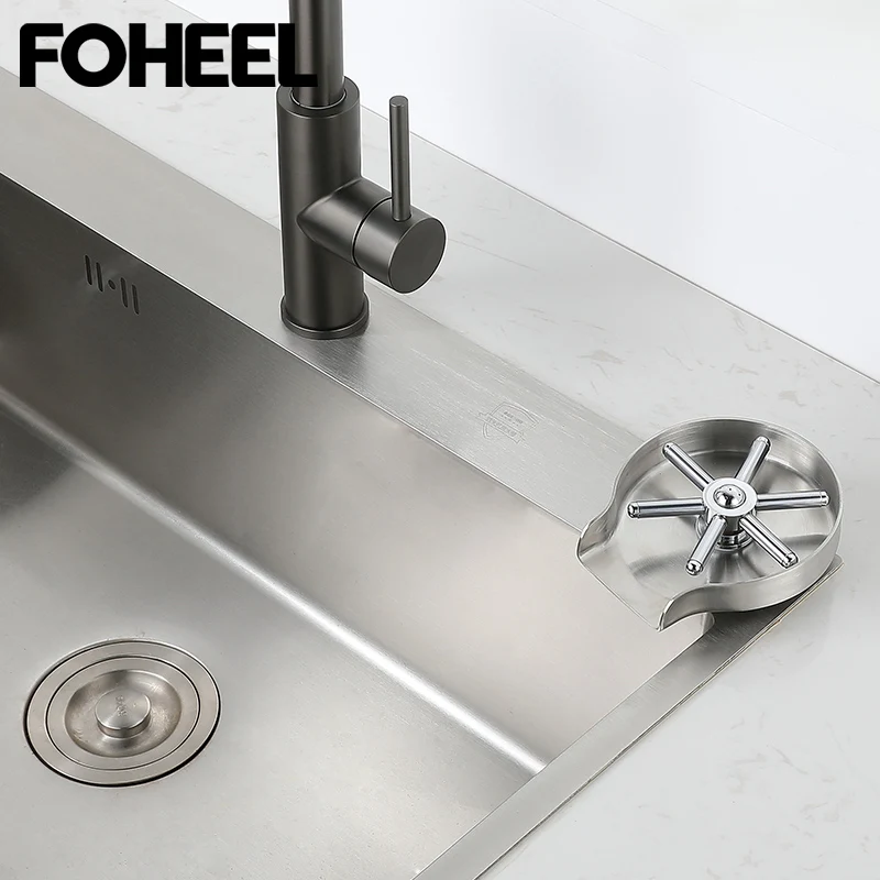 Imagem -03 - Foheel-glass Rinser Cup Washer Cozinha Ferramentas e Gadgets Ferramentas Especiais Ferramenta Café