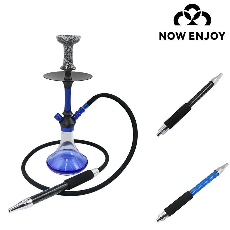 NOW ENJOY 2026 Cool Ice Hookah Handle Fit Any Hookah Shisha Hose Chicha Narguile 370mm Long Handle Ues Sponge Wrapped