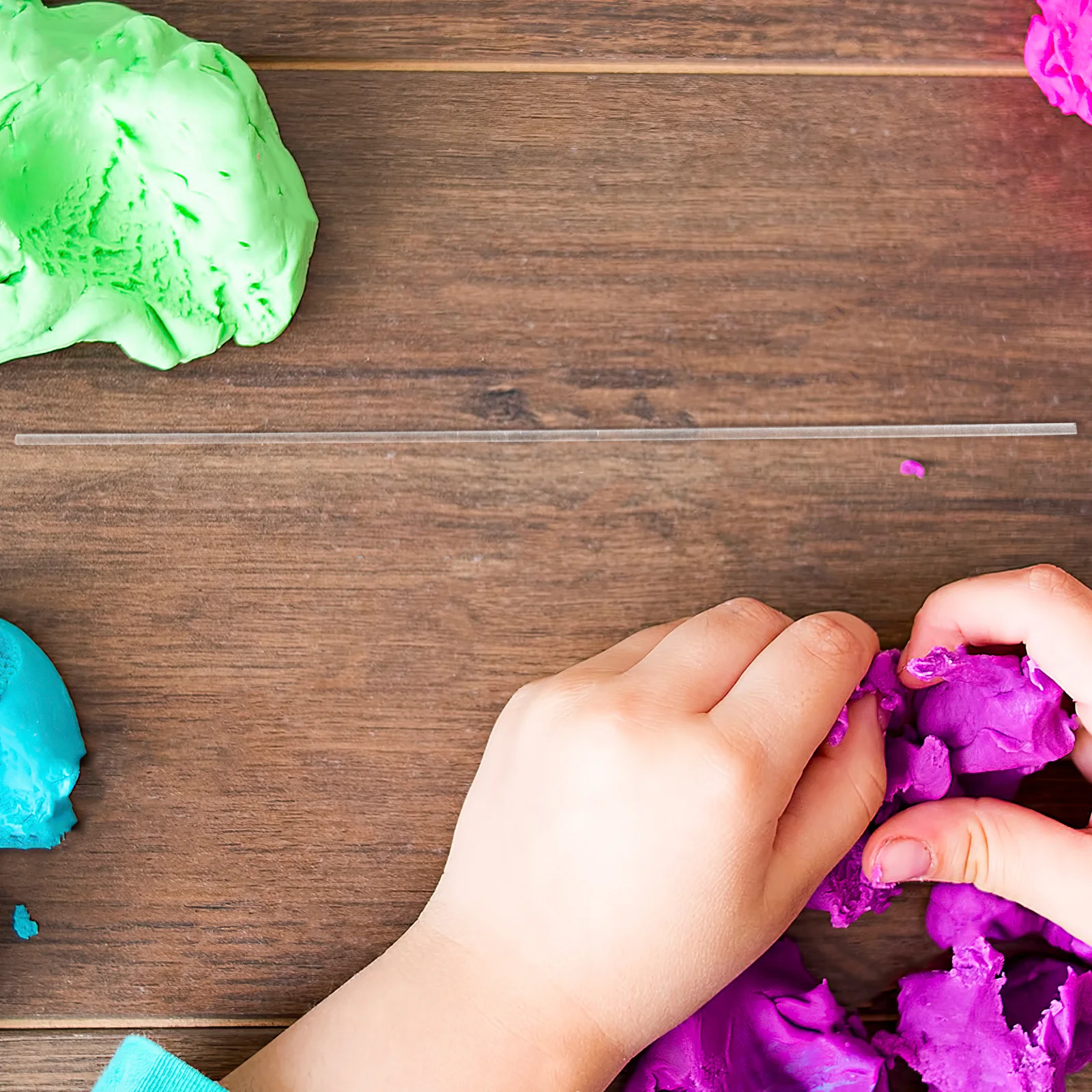 

30Pcs Transparent Acrylic Support Rods 2Mm Round Sticks DIY Crafts Cake Decorating Accessories Acrylic Stem Supports