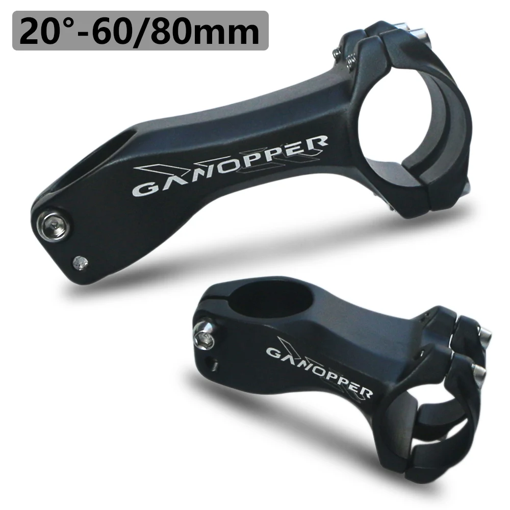 Bicycle Stem MTB Stem mesa Bicycle -20 degrees 31.8* 60/80mm high-strength Road Bike Riser CNC XC AM DH Handlebar Extender stem