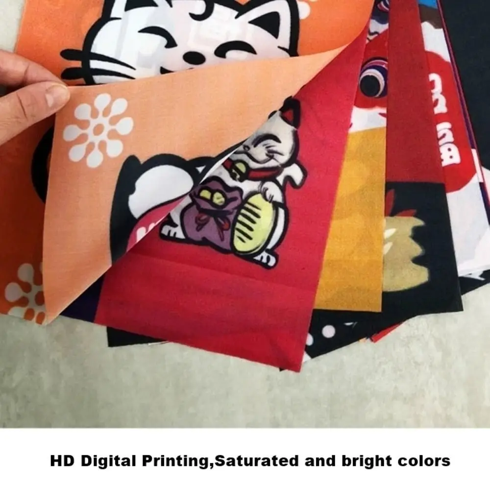 Decors Hot Pot Sushi Japanese Hanging Flag Japan Cultural Bistro Decorative Banner Sashimi Ramen Cuisine Small Colored Flag Bar