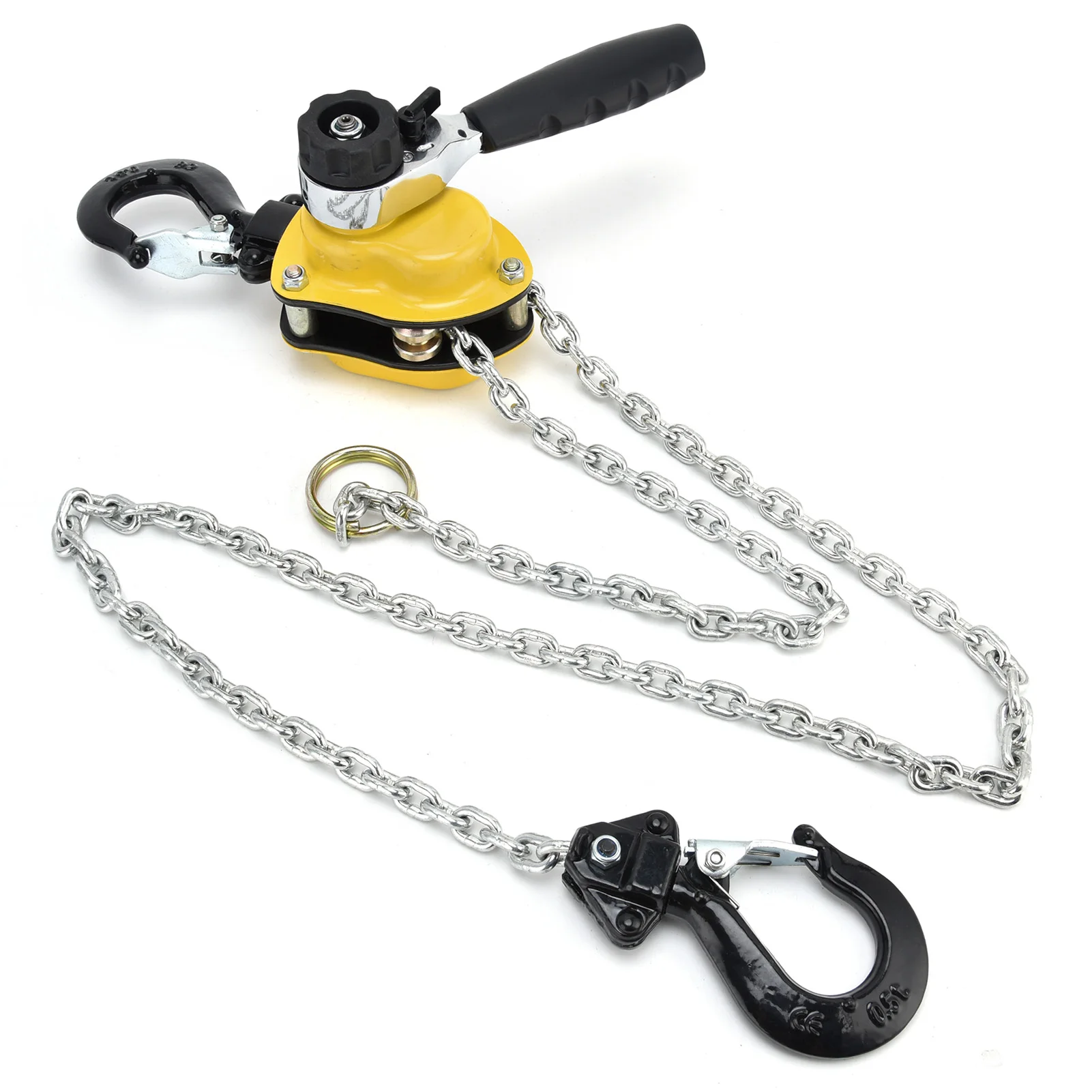 Koło pasowe podnoszące blok dźwigni Mini przenośna grzechotka podnosząca z łańcuchem 1,5 metra obciążenie 500 kg