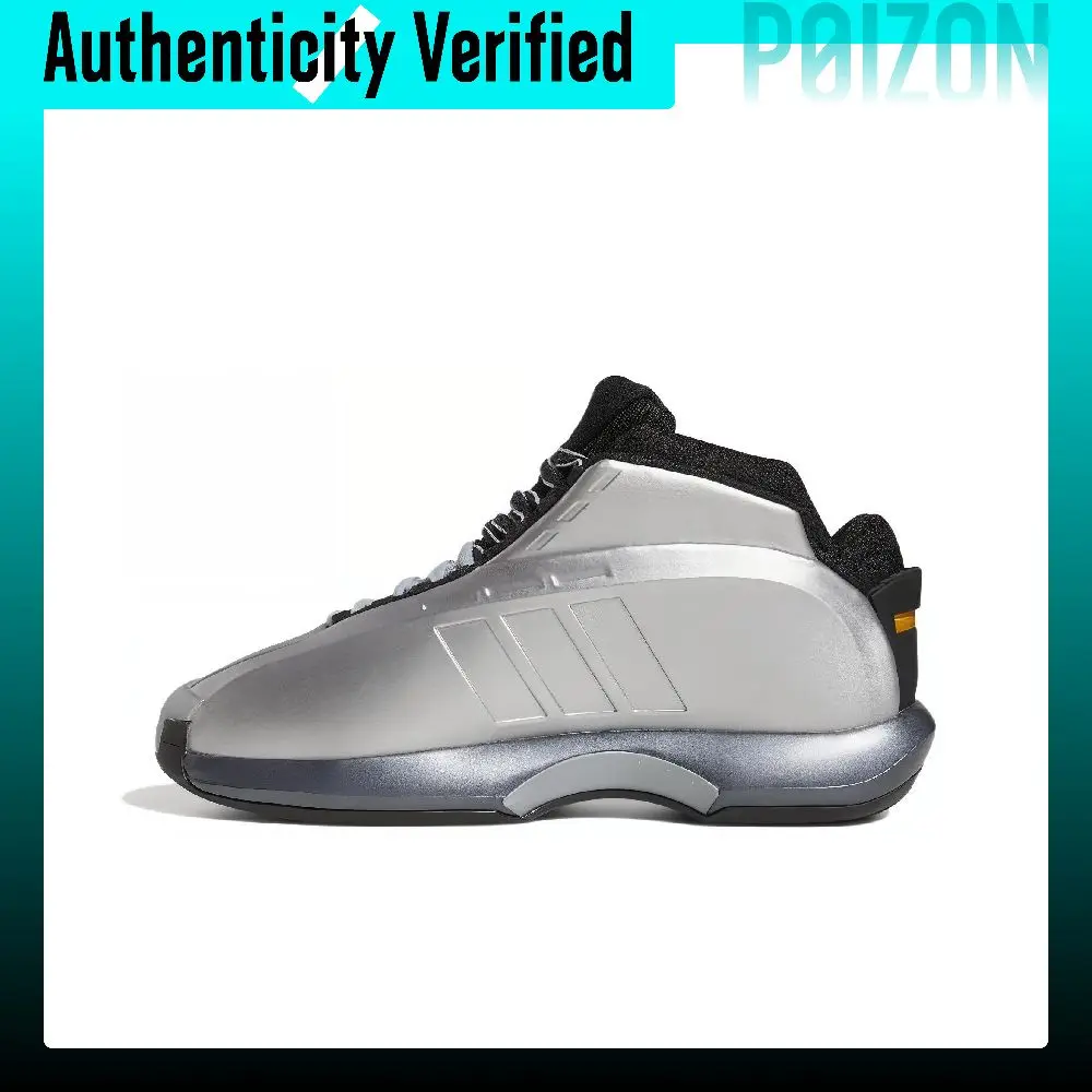 Adidas Crazy 1 Vintage Basketball Shoes Men's High-top Silver/Black GY2410