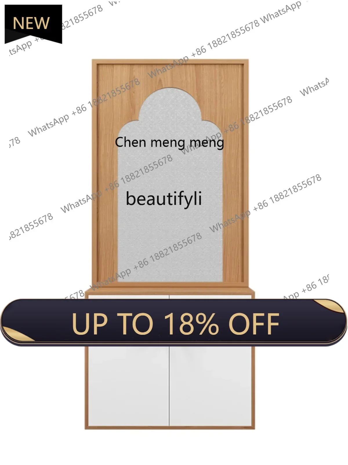

P178 Antique Style Subareas Screens Living Room Entrance Entrance Cabinet Solid Wood Changhong Begonia Glass Locker