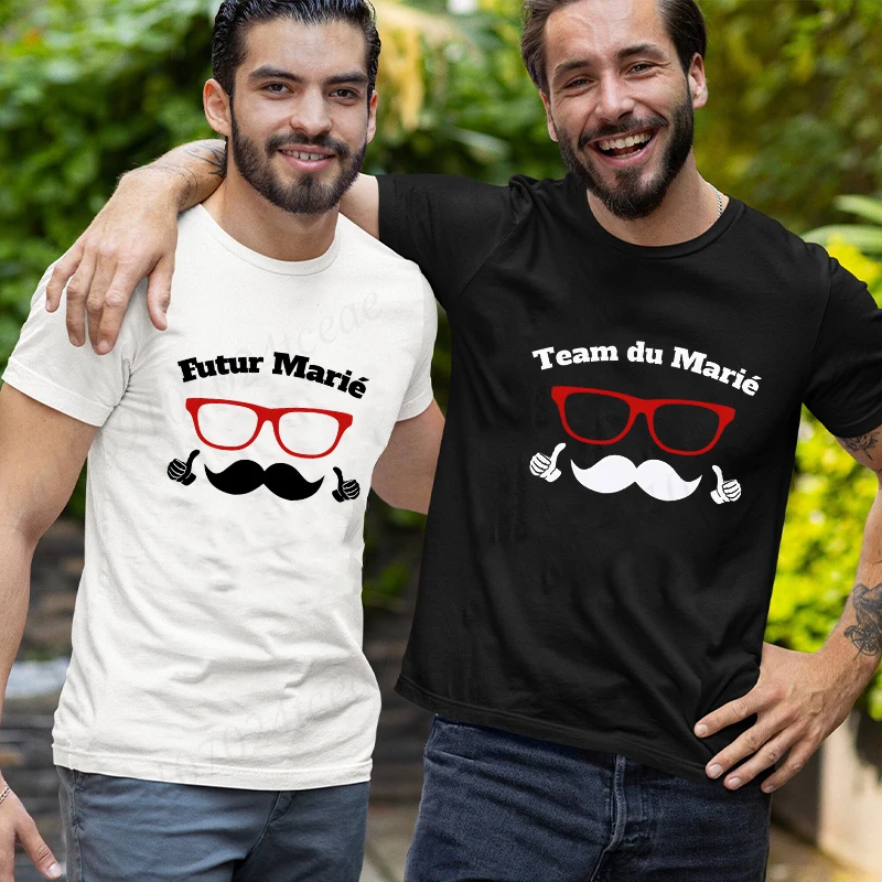 The Groom T Shirts Groom's Team Best Man Tshirt Single Farewell Bachelor Party Squad Tees Funny Hat Graphic Wedding Y2k Tops