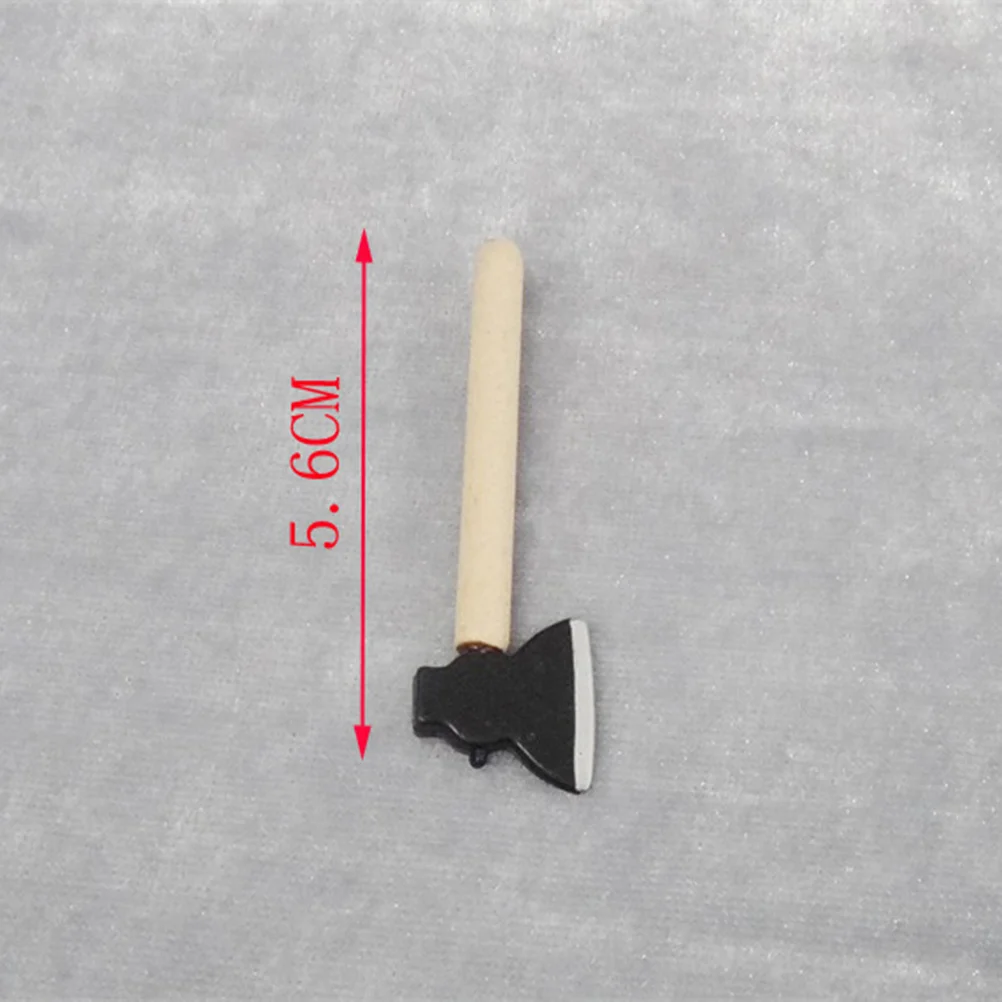 

2Sets Miniature Furniture Wooden Simulation Tool Set Safe Lightweight Exquisite Detail DIY Mini House Decoration Kids Gift Home