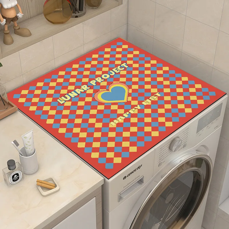 

New Household Washing Dust Cover Refrigerator Cover Cloth Absorbent Dustproof Disposable Diatom Ooze Bedside Table