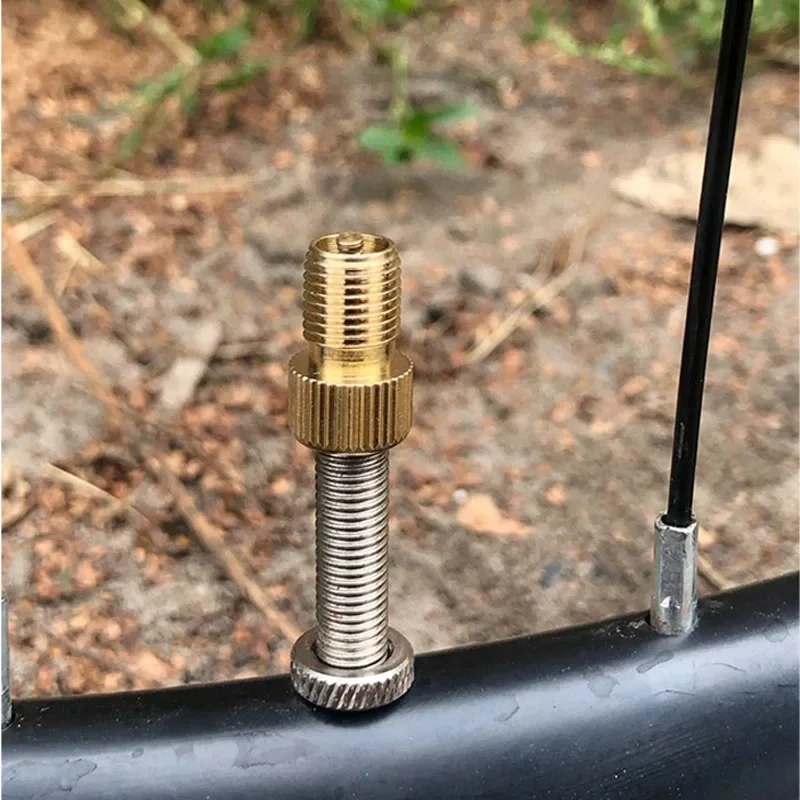 1/10PC Bicycle Presta To Schrader Adapter Bike Tire Valve Adapter French Valve Converter To American Valve F/V To A/V Converter