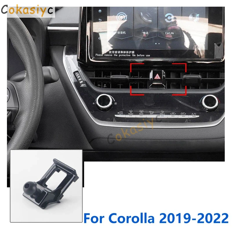 17mm Special Mounts For Toyota Corolla Car Phone Holder GPS Supporting Fixed Bracket Air Outlet Base Accessories 2007-2022