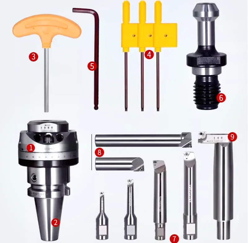 BT40 precision boring tool CNC miniature tool with boring system fine-tuning 0.005 NBH2084X