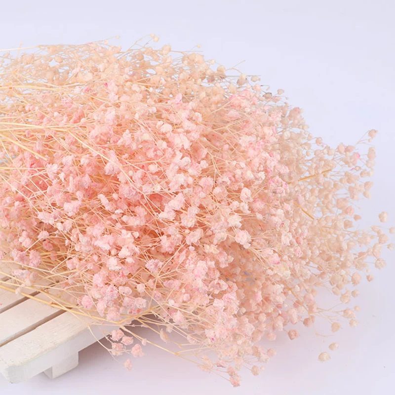 Dried Preserved Baby breath Flowers Real Natural Fresh Forever Babysbreath DIY Dry Gypsophile Flower Bouquet For Home Decor