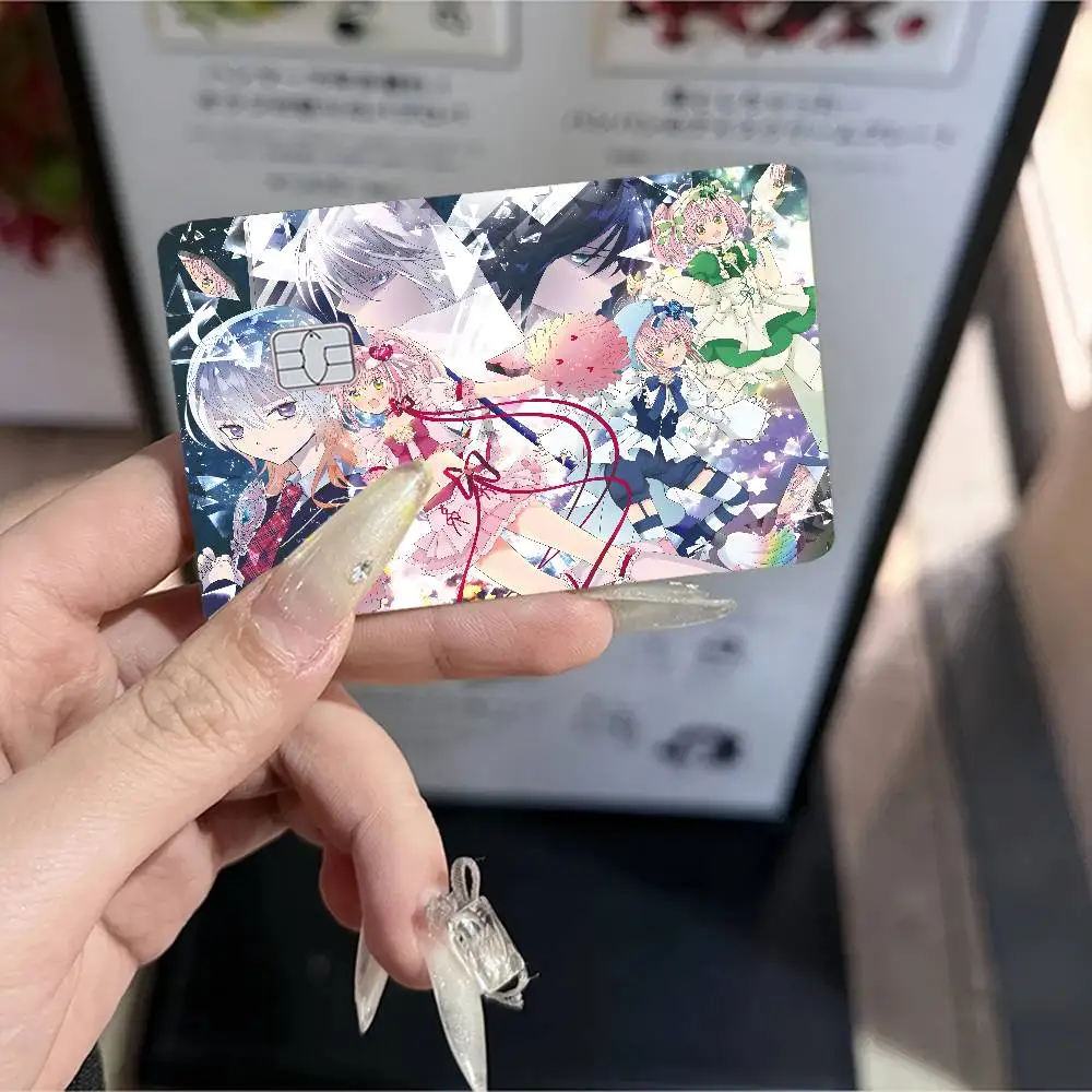 Shugo Chara Anime Cartoon Credit Anmie Sticker Film Skin Cover For Credit Card Debit Bank Card Front