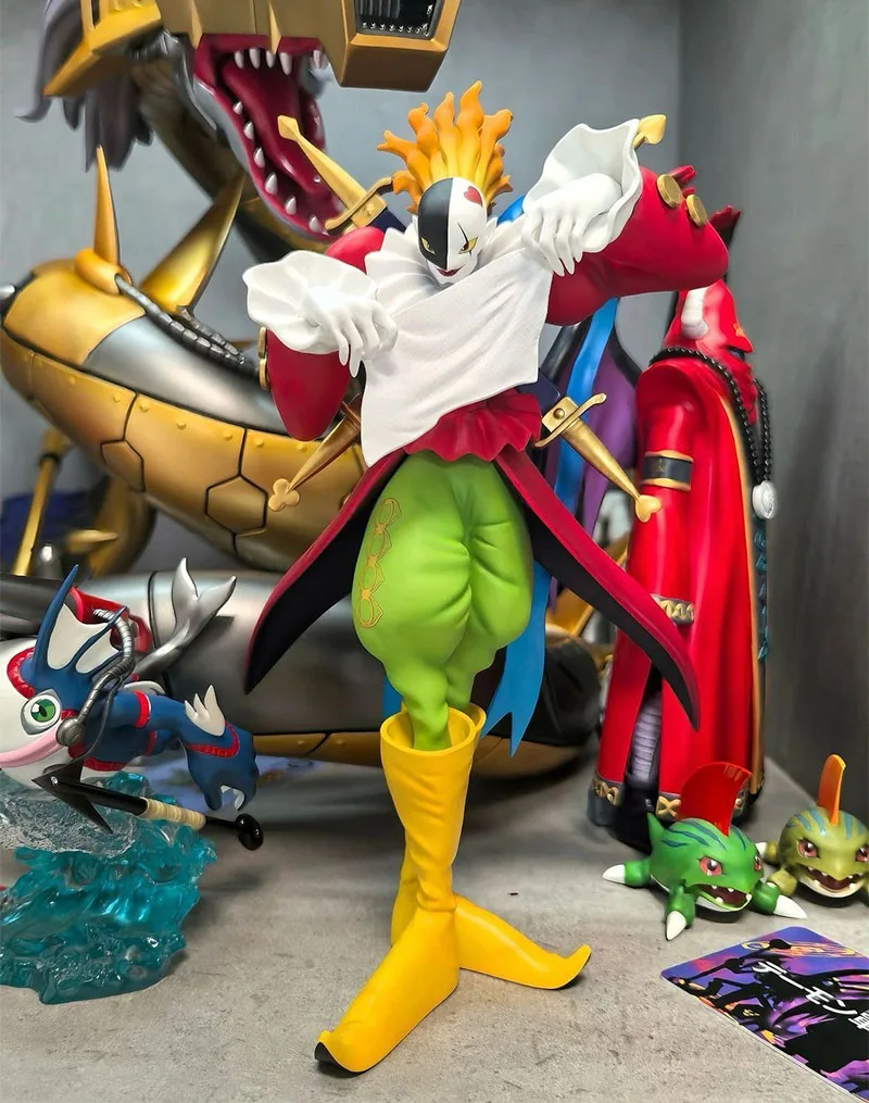 Digimon Adventure Piedmon Dark Masters modèle Anime Pokemon Figurine 22 cm Manga Figurine ornement jouets cadeau pour les enfants