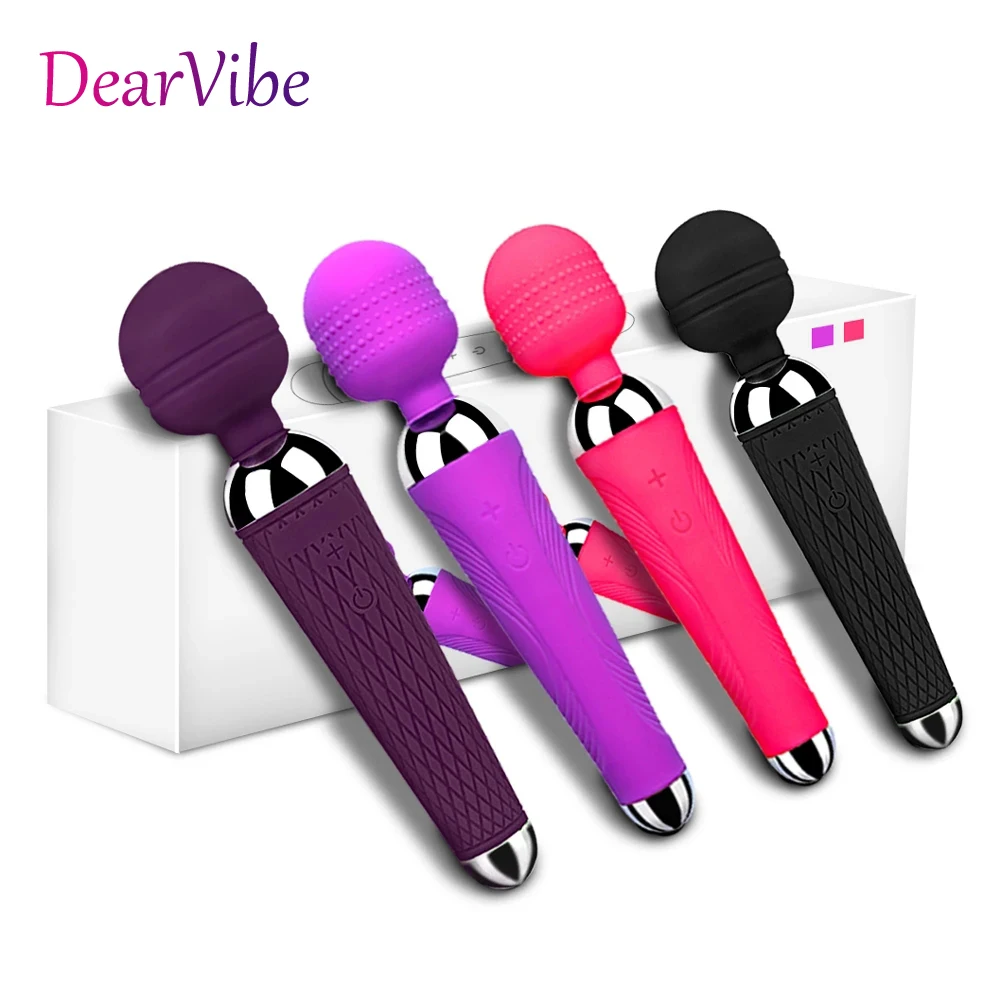 Wireless Dildos AV Vibrator Magic Wand for Women Clitoris Stimulator USB Rechargeable Massager Goods Sex Toys for Adults 18
