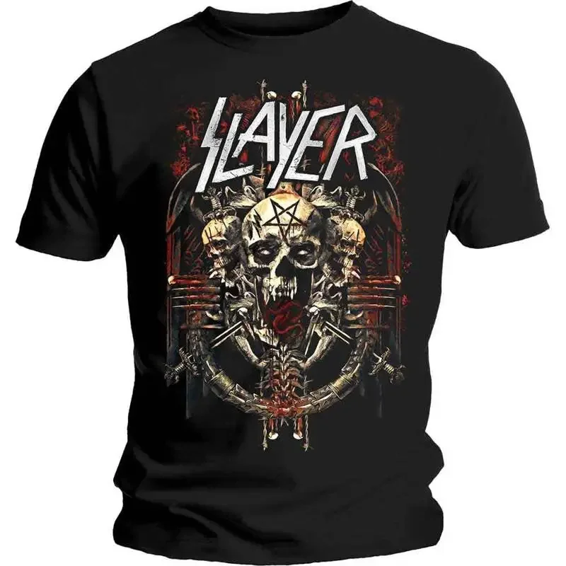 Camiseta Slayer Demonic Admat negra nueva