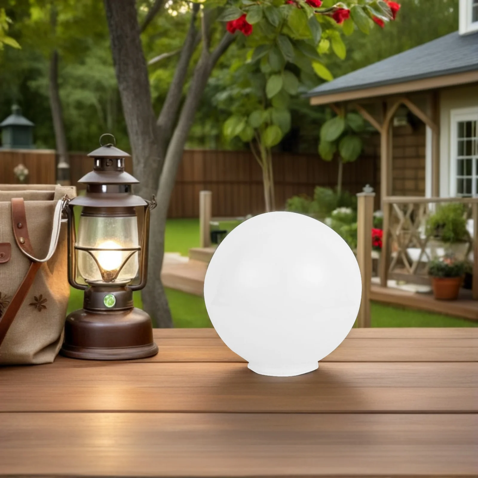 

Acrylic Outdoor Waterproof Lampshade Replacement Round Ball Shape Easy Install Decorative Diffuse Lighting Lamp Shades