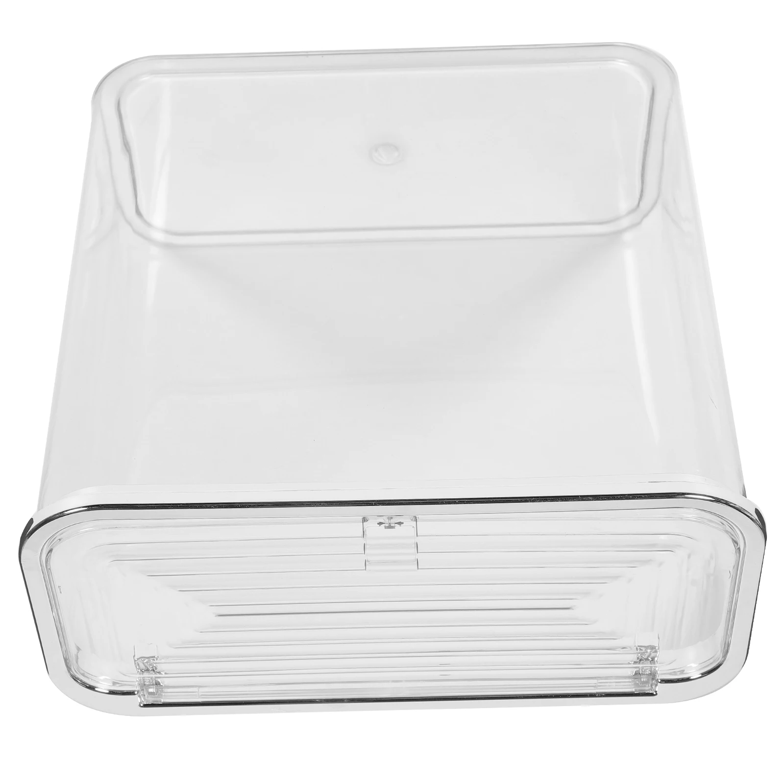 

Large Capacity Transparent Garbage Material Lid Practical Kitchen Bedroom Trash Bin Trash Can Clear Wastebasket