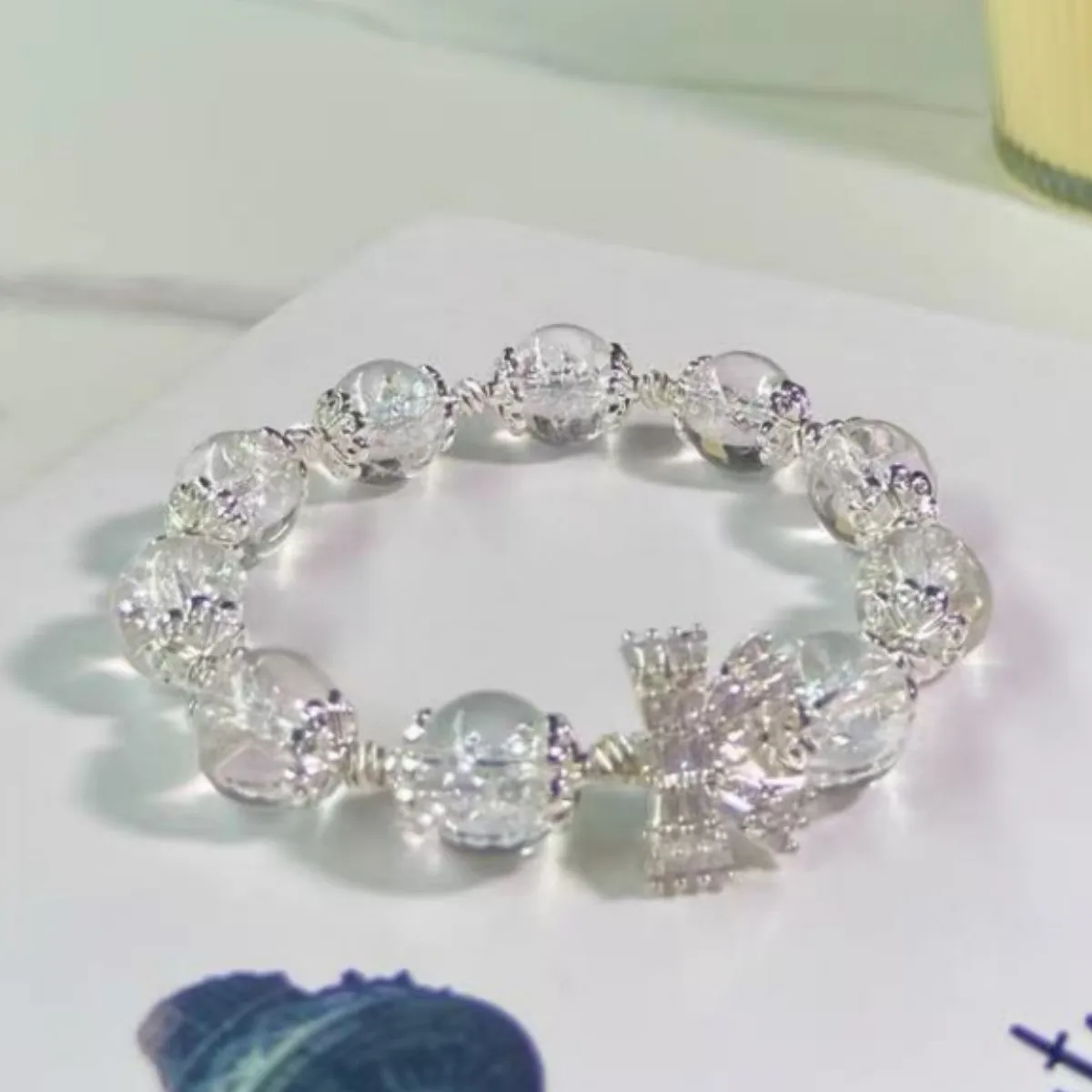 

Natural Crystal Bracelet, Women's Gypsy Star Light Luxury Fashion Lucky Bracelet Original Design