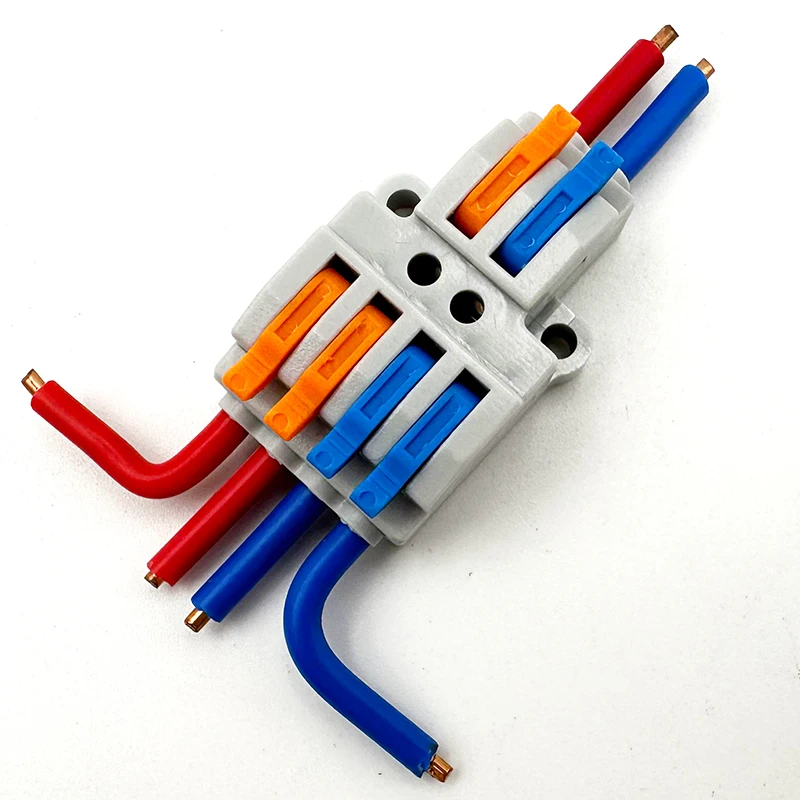 Quick wiring Cable Mini Connector, Universal compact distributor, 10/30/50pcs home wiring, one push home terminal block.