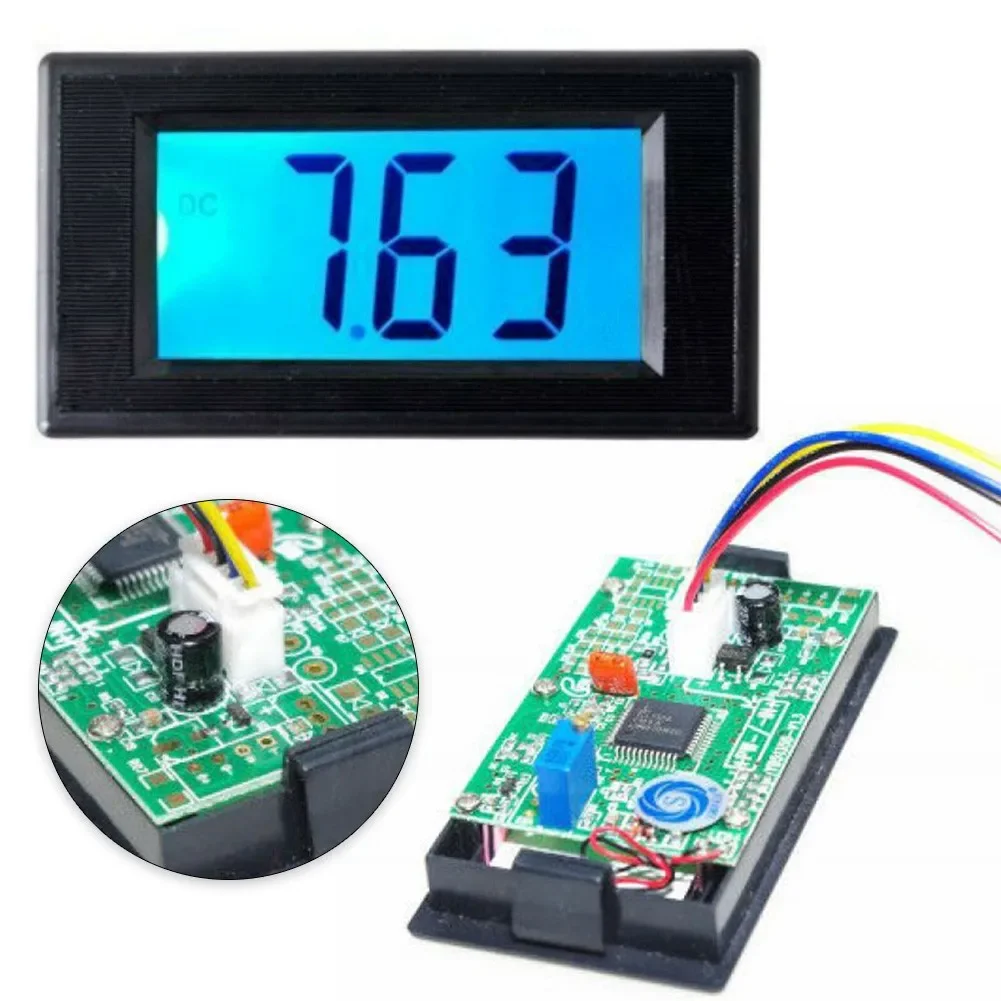 Voltímetro de panel digital AC/DC 8 12V YB5135D Perfecto para indicación y monitoreo de voltaje en sistemas eléctricos