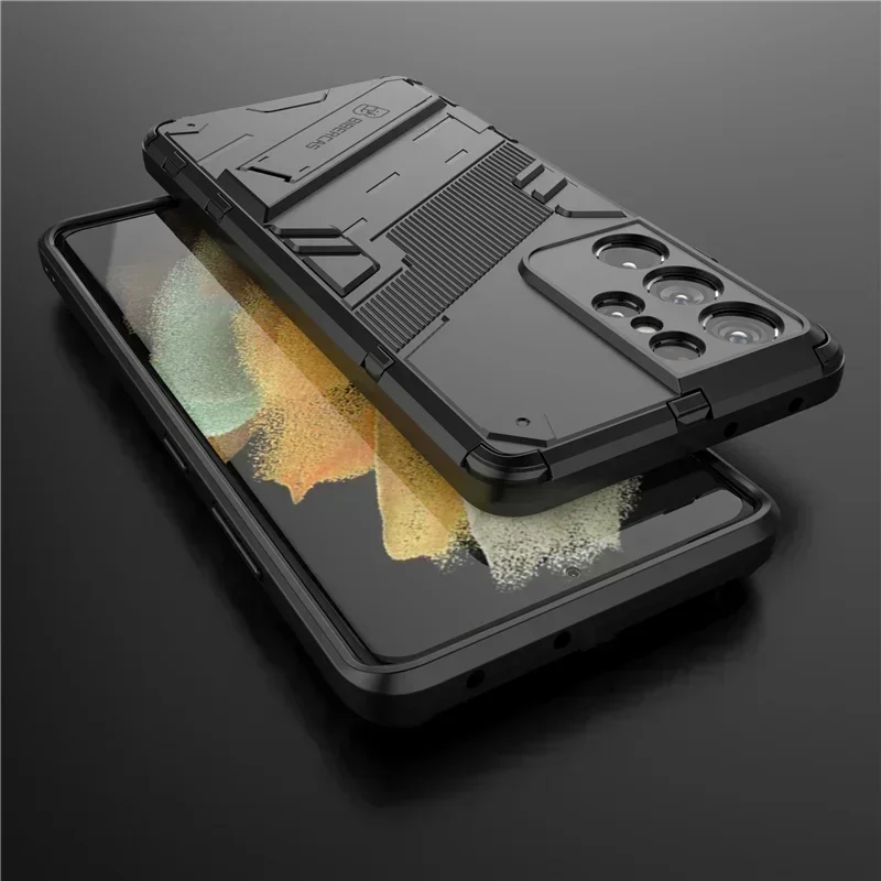 Прочный бронированный противоударный чехол для телефона Samsung Galaxy S22 Plus S23 FE S24 Ultra A33 A53 A14 A34 A54 A15, чехол-подставка с держателем
