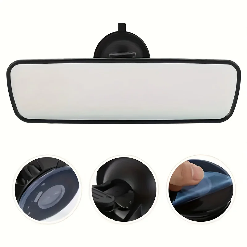 

Car Rear View Mirror Adjustable Panoramic Vehicle Car Rearview Parts With Suction Cup Car Decor Auto Interior Accessories