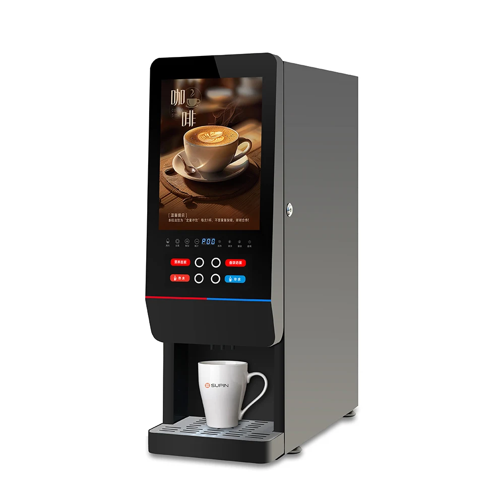 FOODLINE High Speed Railway Station Coffee Vending Kiosk Anti-scratch Outer Shell Clear Powder Display Window