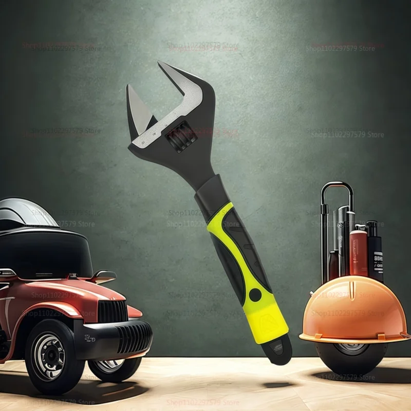 6～12インチ ステンレス製 ユニバーサル調整レンチ 広口 家庭用修理工具 トイレレンチ ハンドツール ガレージツール