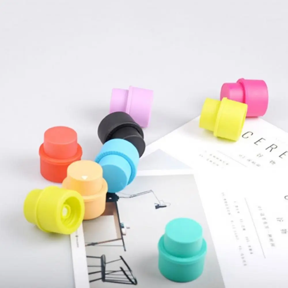 Reutilizáveis carbonatados bebidas tampa rolha de garrafa, Inflável Hermético Soda Cap, Frizzy bebida aferidor Caps, 2pcs