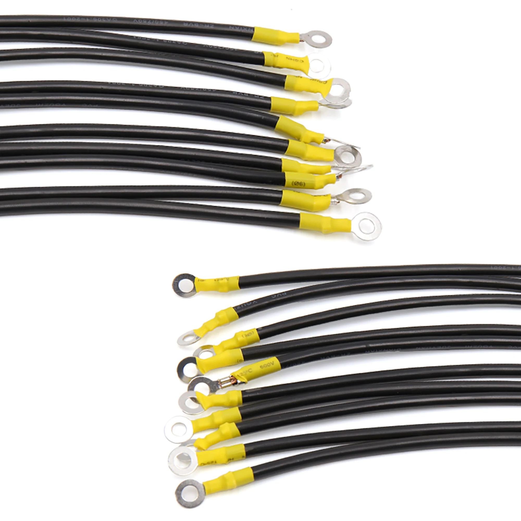 UXCELL New Universal 26cm 46cm DC 12V 24V Black Car Auto Battery Ground Wire Electric Conduction Stable Voltage Cable For Car